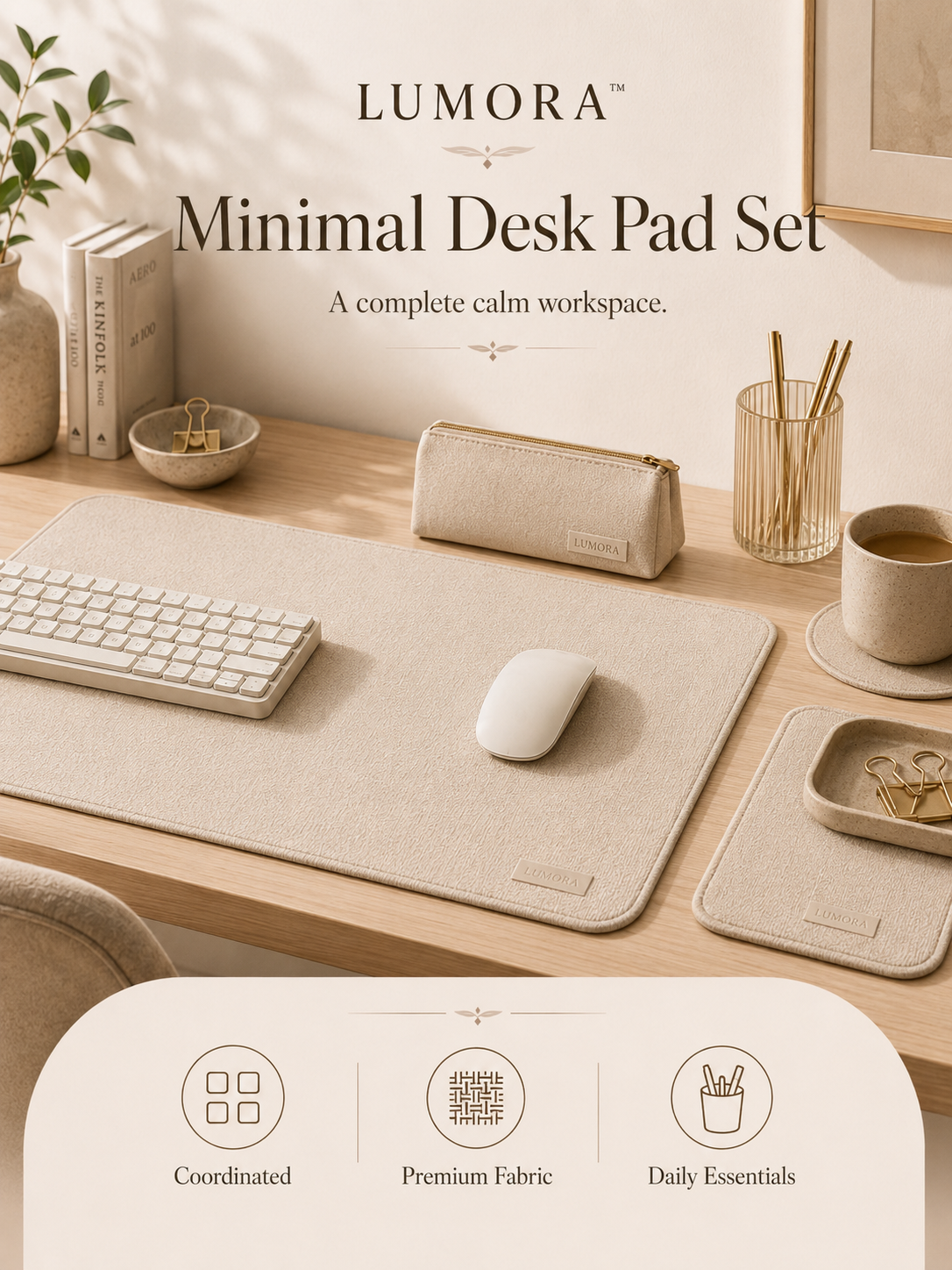 Minimal Desk Pad Set